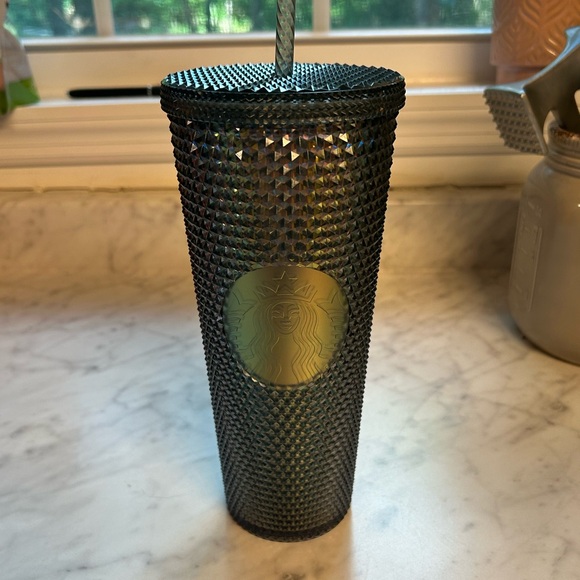 NWT Starbucks 24oz 2020 Fall Release Black Iridescent studded tumbler - Picture 1 of 5